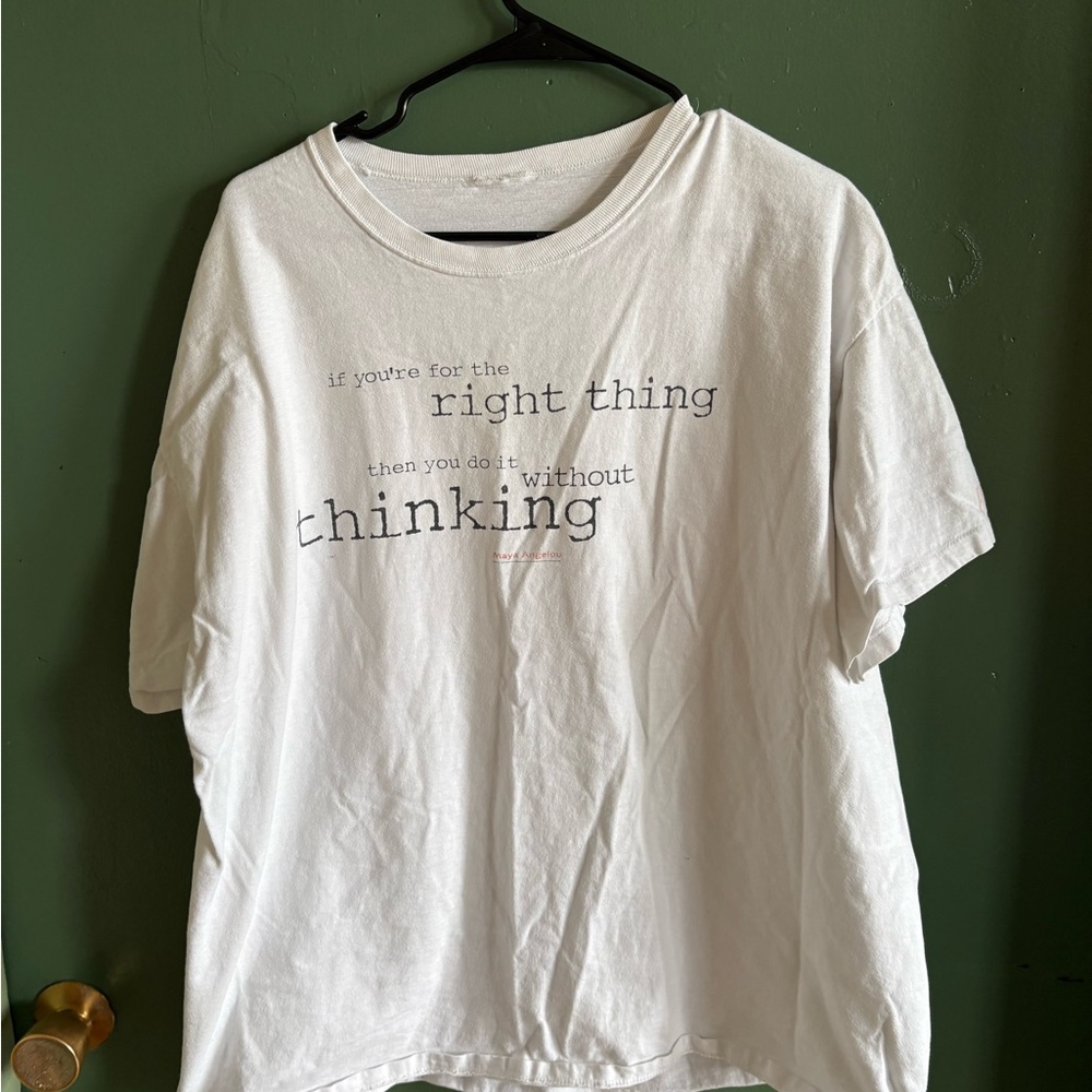 White Graphic T-Shirt